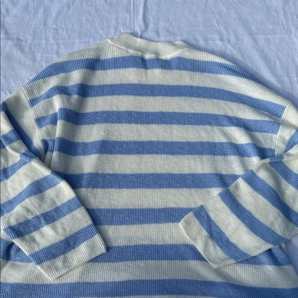 Free People Blue and White Striped Knit Set - Picture 7 of 7